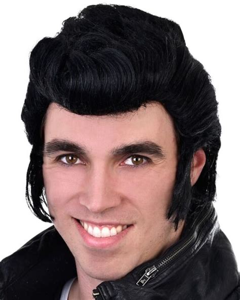 premium danny wig grease t bird 50s rocker rock and roll mens greaser costume for sale online