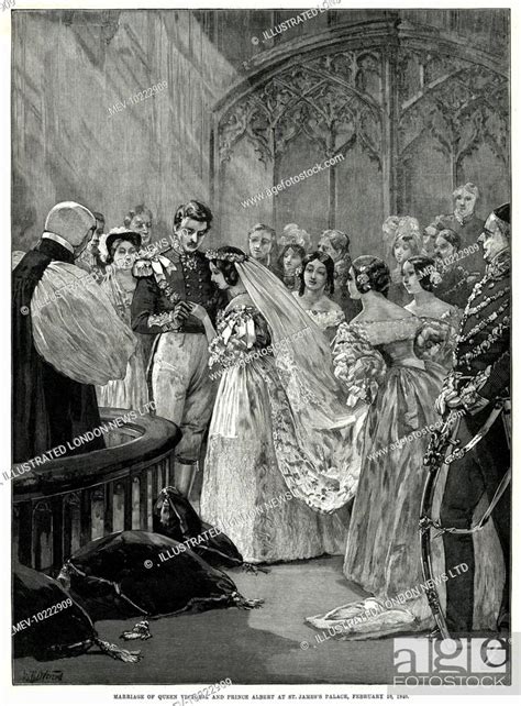 Queen Victoria Marrying Her Cousin Prince Albert Son Of Ernest I Duke Of Saxe Coburg Gotha