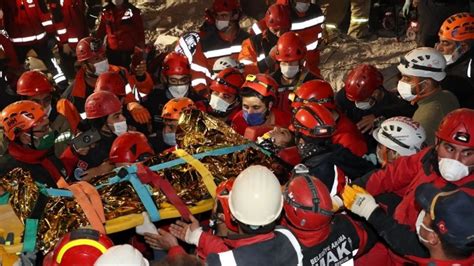 turkish teams rescue 14 year old girl from debris after 58 hours