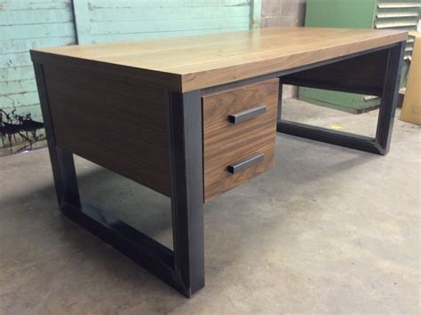 Whether you want a custom computer desk for home, or a custom office desk for work, get it custom made here. Custom Office Desk by Knack Fab | CustomMade.com
