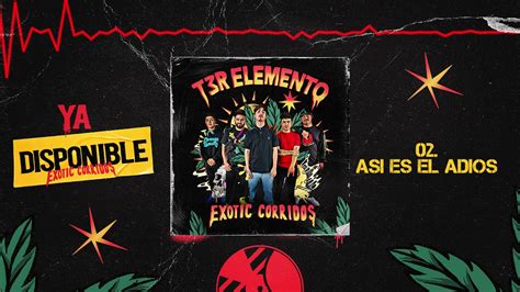 Así Es El Adiós T3r Elemento Del Records 2021 Acordes Chordify