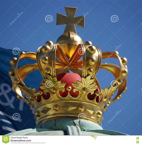 Royal Danish Crown Stock Photo Image Of Cross Landmark 71404100