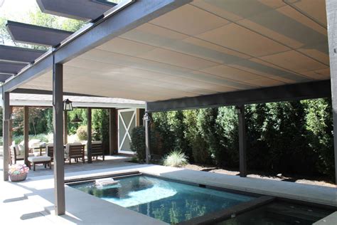 See more ideas about pool canopy, backyard pool, swimming pool enclosures. 4 'Cool' Pool Shade Solutions