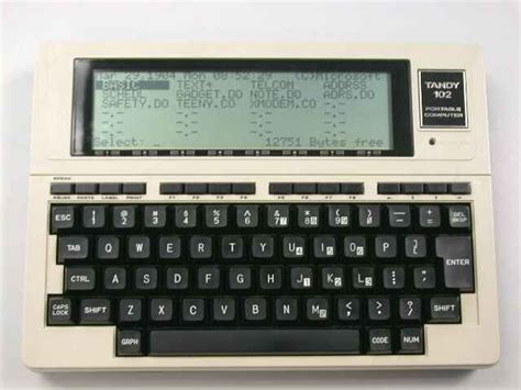 Trs 80 Model 100 Portable Computer Another Tandyradio Shack Pc