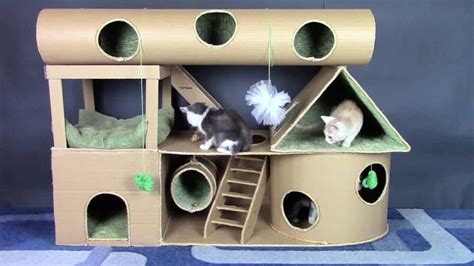 20 Simple Diy Cardboard Cat House Ideas Anyone Can Make Cat House Diy