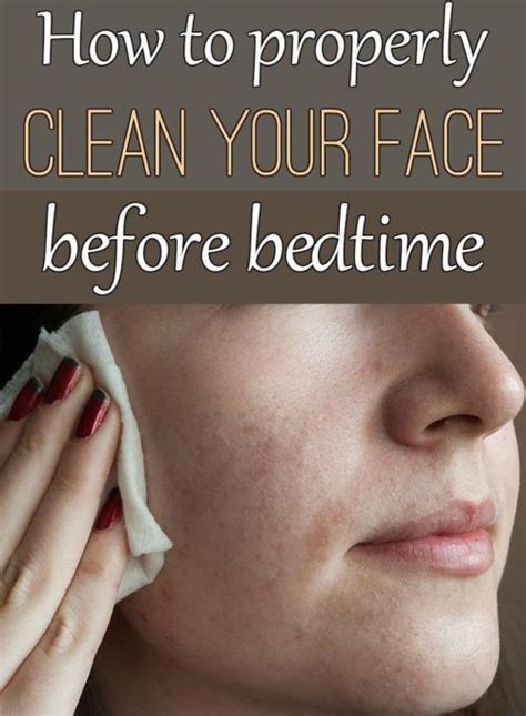 How To Properly Clean Your Face Before Bedtime Womenbelle Face Skin