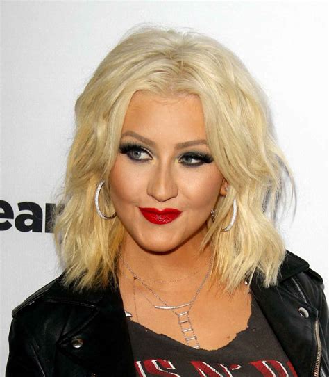 Christina Aguilera Arrives For Nbcs The Voice Season 8 Red Carpet