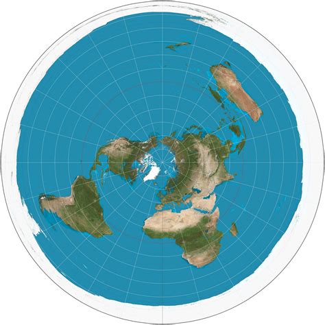 Flat Earth Vs Round Earth The Flat Earth Map