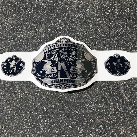 Football Championship Belt Custom Text Undisputed Belts