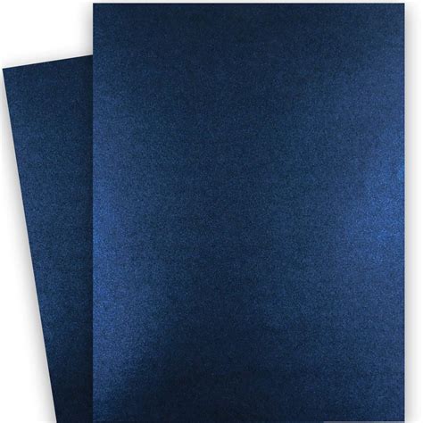 Shine Midnight Blue Shimmer Metallic Paper 28x40 80lb Text 118gsm
