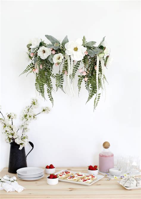 Diy Floral Chandelier The Merrythought
