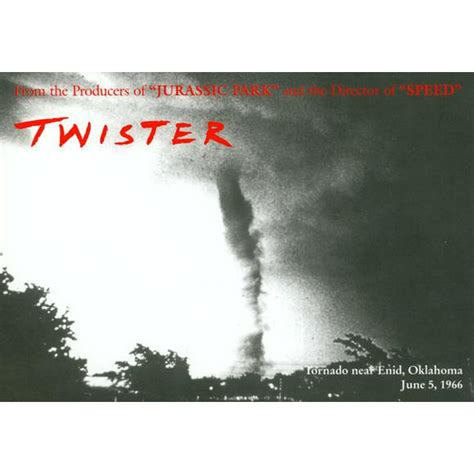 Twister Movie Poster Style F 11 X 17 1996