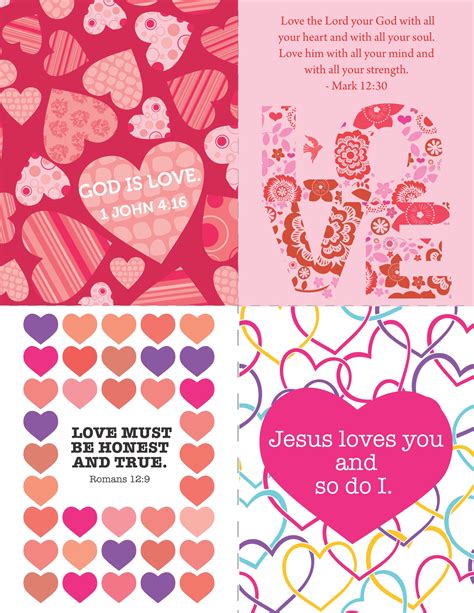 9 Best Images Of Christian Valentine Cards Free Printable Free