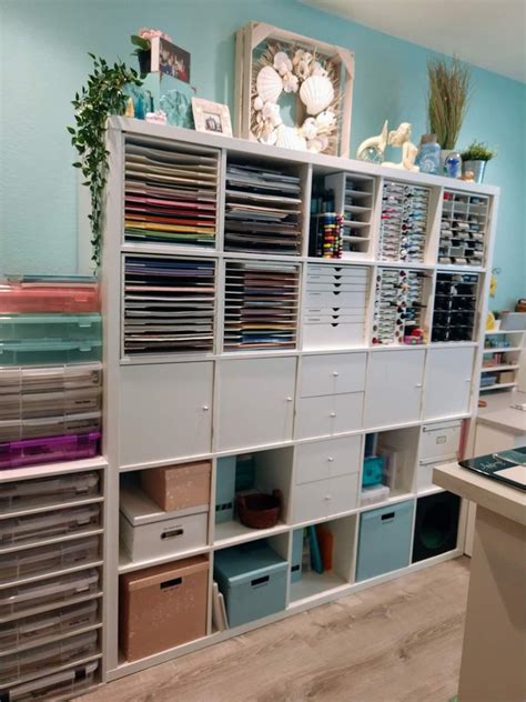 Pin By Deena Canup On Craft Room Kallax Shelving Unit Ikea Units