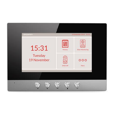 ORC-7DE | 7″ Door Entry Smart Screen - Silver - Orcomm - In Control of Invention