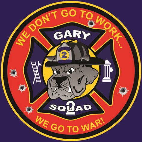 Gary Indiana Fire Department Squad 2 火消し