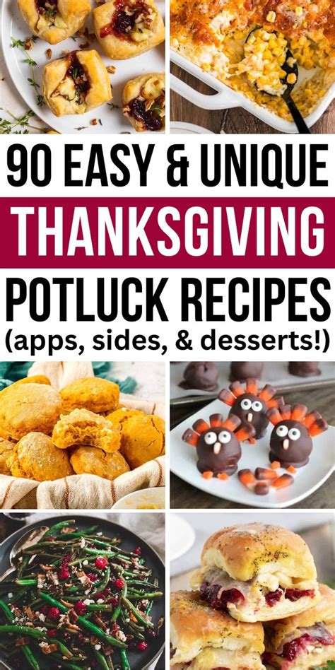 90 easy thanksgiving potluck ideas to festively feed a crowd thanksgiving potluck dishes