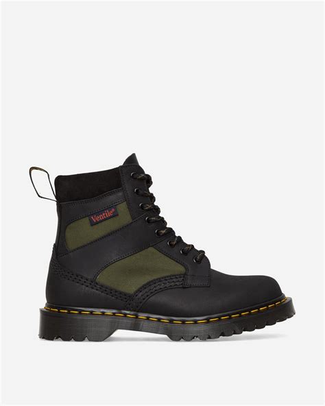 Dr Martens 1460 Padded Panel Lace Up Boots In Black For Men Lyst