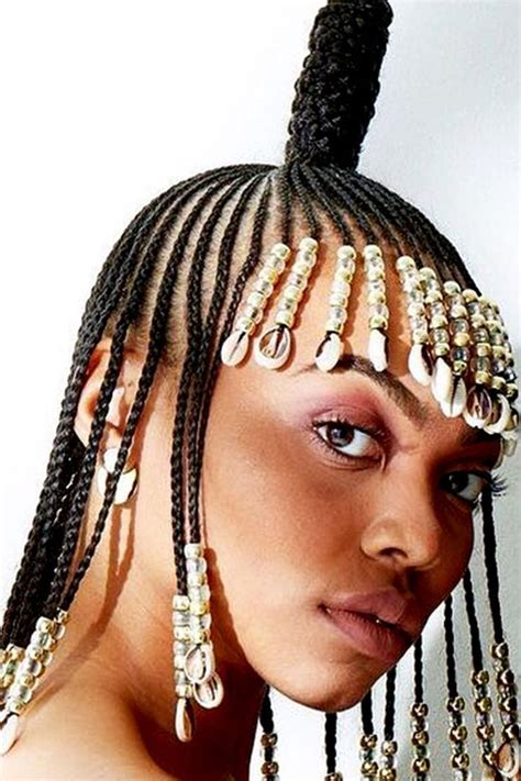 13 Hairstyles With Beads That Are Absolutely Breathtaking African Hairstyles Cornrow
