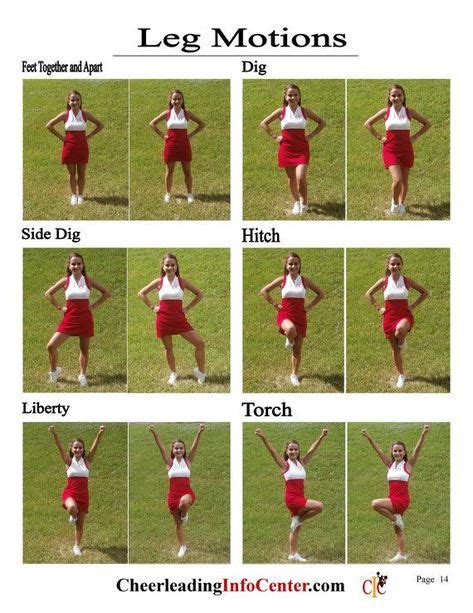 Cheerleading Motions Ebook Volume 1 Cic Cheerleading Etsy