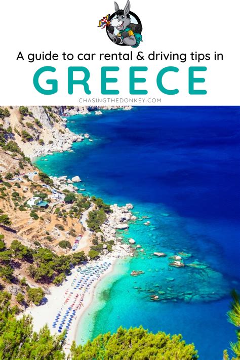 Visit the villages of the north side of the island or discover your favorite beach. Greece Car Rental & Driving Tips | Greece travel, Vacation ...