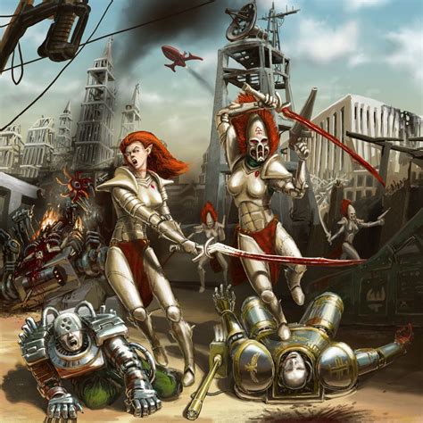 Banshees And Inquisitor Warhammer 40k Warhammer Warhammer 40k Artwork