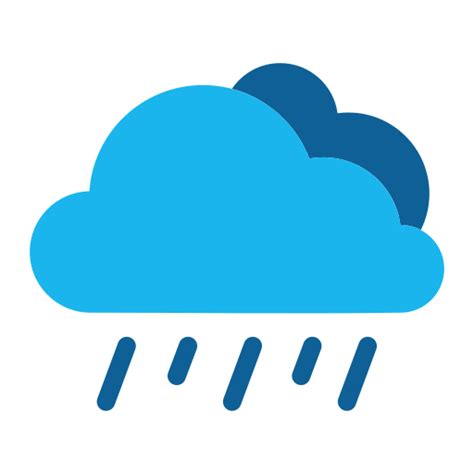 Cloud Heavy Rain Rain Weather Icon Free Download