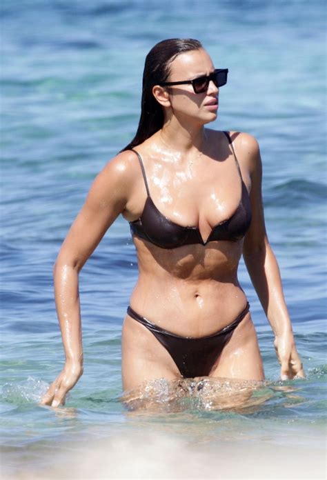 IRINA SHAYK In Bikini At A Beach In Ibiza 08 06 2021 HawtCelebs