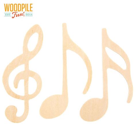 Music Note Wood Shapes Hobby Lobby 919845 Music Notes Music