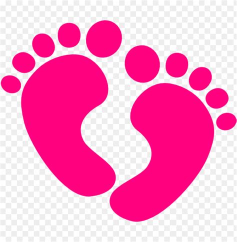 Baby Feet Pictures Clip Art Vector Online Pink Baby Feet Clipart Png