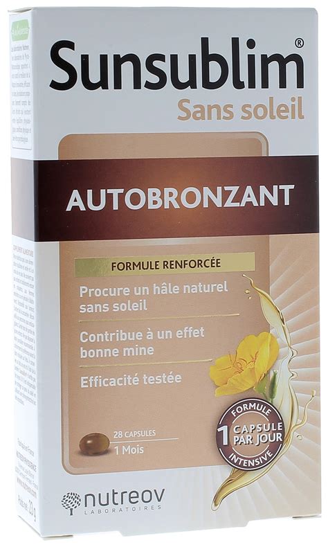 Sunsublim Sans Soleil Autobronzant Nutreov Beauté De La Peau Hâle