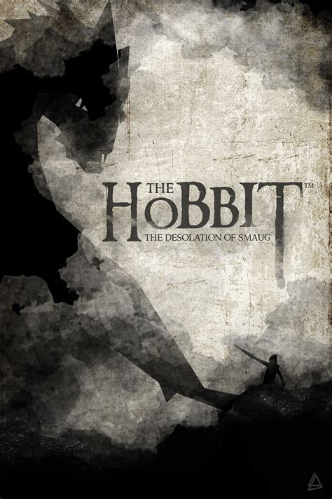 The Hobbit Watercolor Book Cover On Behance