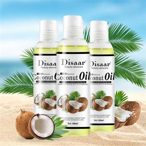 100ml Natural Organic Coconut Oil Body Face Moisturize