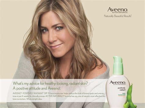 Aveeno Skincare Advertising With Jennifer Aniston Jaba