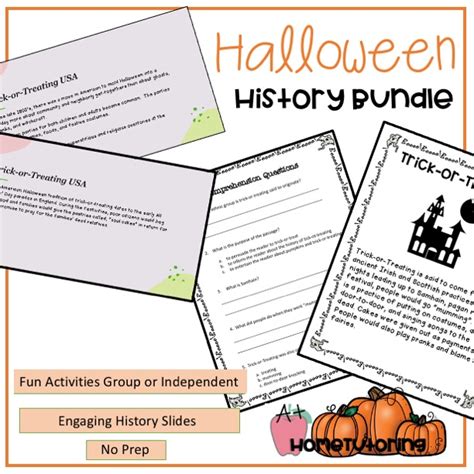 History Of Halloween Bundle Made By Teachers