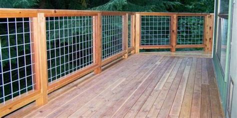 Hog Wire Deck Railing Reviews Installation And Cost