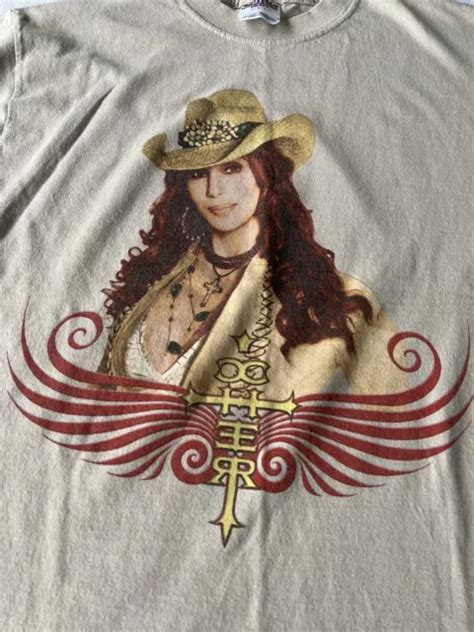 Vintage Cher Living Proof Farewell Tour Concert Rare T Shirt