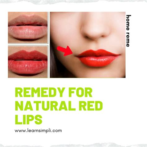 For Red Lips Home Remedy
