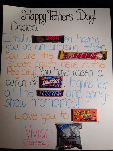 Fathers Day Candy Card Candy Cards Fathers Day Cards Fathers Day