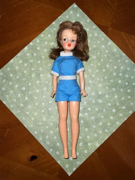 Ideal Tammy Doll Bs 12 High Color Brunette Woriginal Blue Jumper Tlc Read 1960s 2899 Picclick