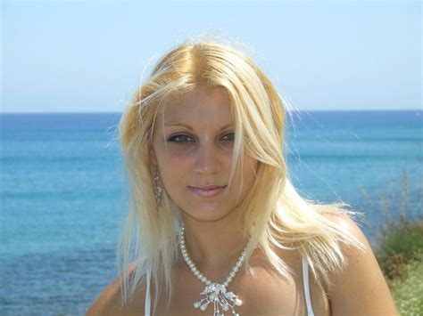 Blond Caucasian Woman By The Beach By Fotografale Different Races