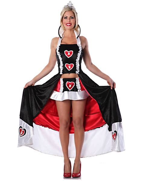 sexy queen of hearts costume female