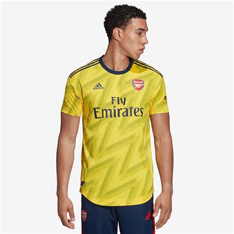 Adidas Arsenal 201920 Authentic Away Shirt Eqt Yellow Mens Replica