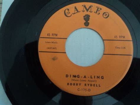 Bobby Rydell Swingin School Ding A Ling Us Pressing Ebay