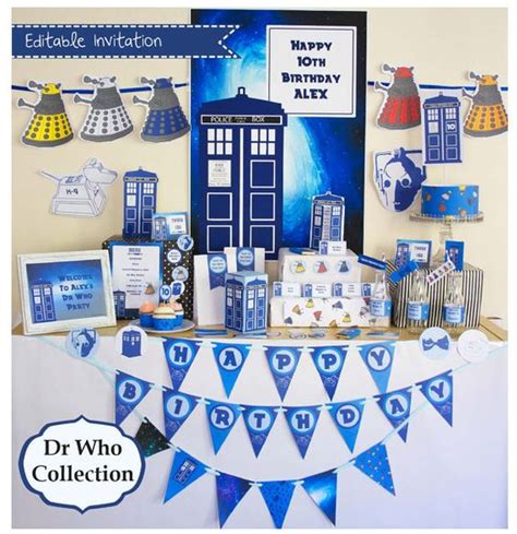 Dr seuss door decorations | artistic freedom: Southern Blue Celebrations: DR WHO PARTY IDEAS