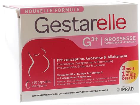 Gestarelle G3 Grossesse Pré Conception Grossesse And Allaitement