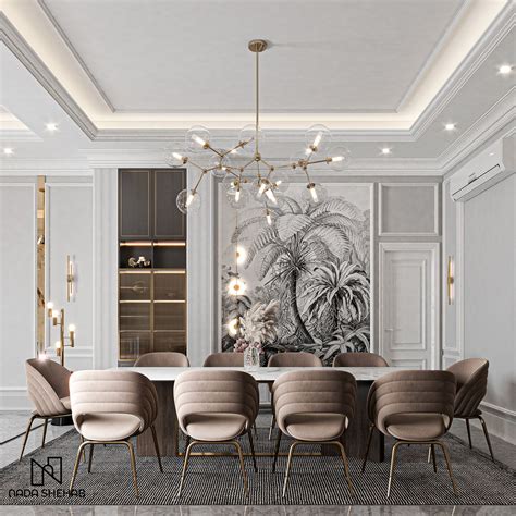 Neo Classical On Behance Dining Room Design Modern Classic Dining