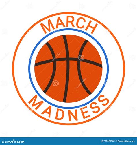 March Madness Stacked 3d Logo Stock Photography