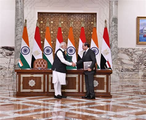 Egypt And India Bolster Ties As Modi Makes First Trip To Cairo Reuters
