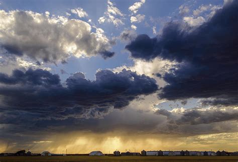 Rain Clouds At Sunset Photograph By William Royer Pixels